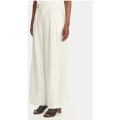 Eleh Palazzo kelnės SS260318 Balta Wide Leg