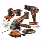 Akumuliatorinių įrankių rinkinys Powerplus POWDPBOX01, 20 V kaina
