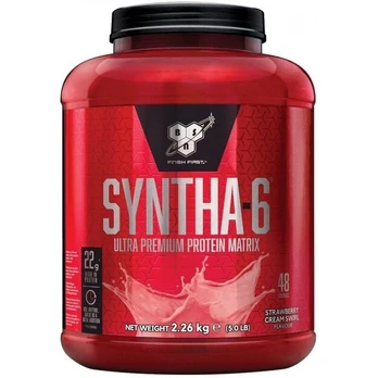 BSN Syntha-6 - 2260g Braškių kremas
