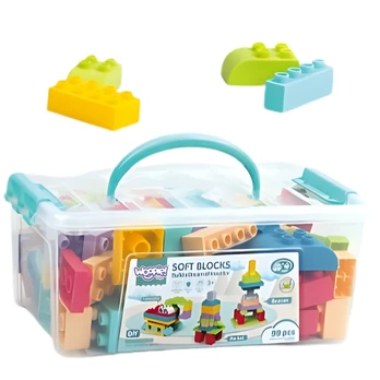 WOOPIE Klocki Soft Blocks Rinkinys 99 Elementów w Pudełku