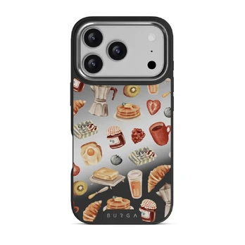 Sunny Side Up - iPhone 17 Pro Case, Elite Mirror Dark (MagSafe) / Silver
