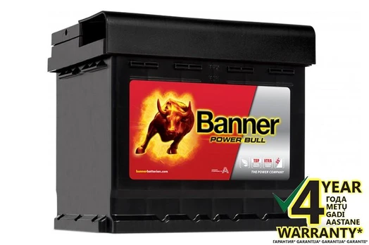 BANNER Power Bull P5003 50Ah 450A (EN) akumuliatorius