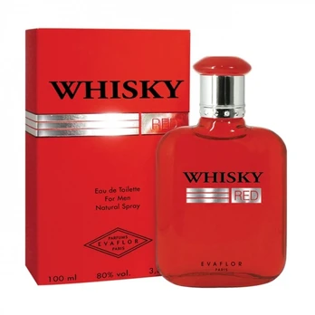 EVAFLOR WHISKY tualetinis vanduo vyrams „Red“, 100 ml