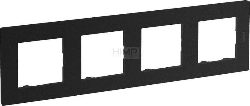 Legrand Niloe Step 863794 antracitinis keturvietis rėmas