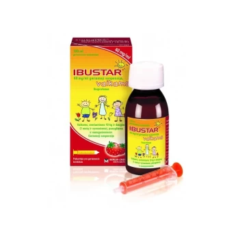 IBUSTAR 40 mg/ml geriamoji suspensija vaikams 100 ml