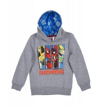 Bluzonas berniukams Transformers, pilkas