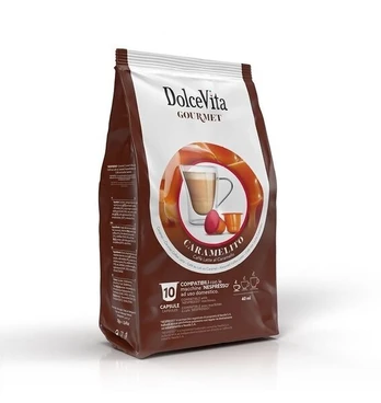 Dolce Vita kavos kapsulės Caramelito, 10 vnt.