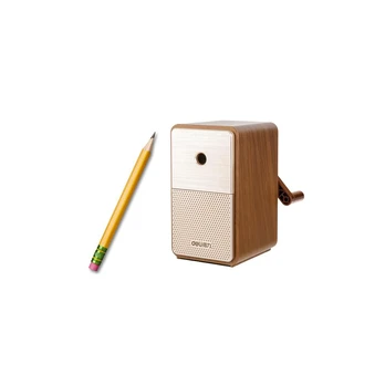 Lean Toys Cranked Sharpener with Container, Blade Adjustment Brown
