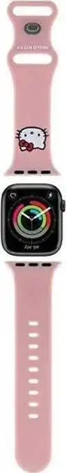 Hello Kitty silikoninis Kitty galvos dirželis Apple Watch 38/40/41mm - rožinis