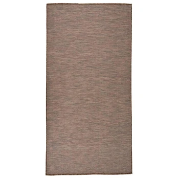 Lauko kilimėlis, rudos spalvos, 100x200cm, plokščio pynimo