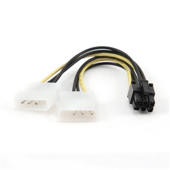 KABELIO MAITINIMO ADAPTERIS 6PIN/2MOLEX CC-PSU-6 GEMBIRD