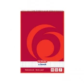 Bloknotas Herlitz 110734 A7/50l su spirale, lang. (10/320) kaina