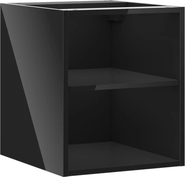 Mexen Box-A spintelė su lentyna, 40 cm, Juodas glossy