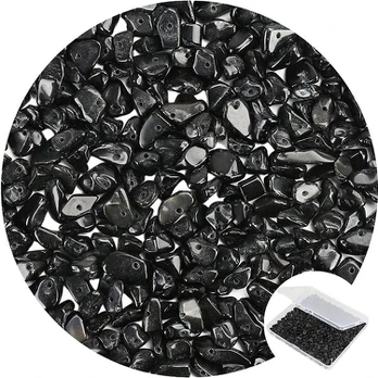 Krištoliniai karoliukai, Black Obsidian Onyx