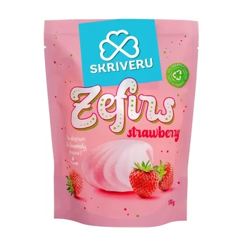 Zefyrai braškių skonio
