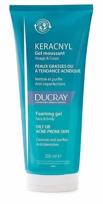Pierre Fabre Ducray Keracnyl, putojantis gelis, 200 ml - Ilgas galiojimo laikas!