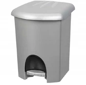 Šiukšliadėžė Plast Team, pilka, 16 l, 38.5 cm x 32 cm kaina