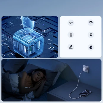 Įkroviklis Joyroom JR-TCG08 USB-C GaN PD20W baltas