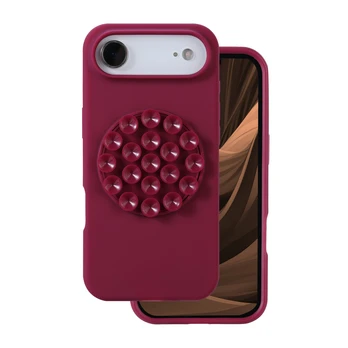 Dėklas Silicone Stick case for iPhone 17 Air 6,6' maroon