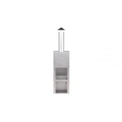 Makarima Firepit Steel - Silver / 45*45*199 kaina