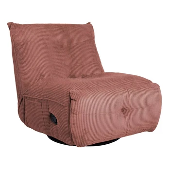 Recliner leisure chair WIN-WIN with manual mechanism, pink