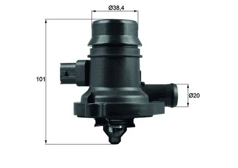 termostatas, aušinimo skystis MAHLE TM 36 103
