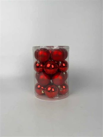 Philips Eglutės žaisliukai Christmas Touch, D6 cm, stiklas, 20 vnt.