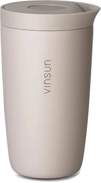 VINSUN termopuodelis iš nerūdijančiojo plieno 350 ml, sandarus, VS_VM_BA