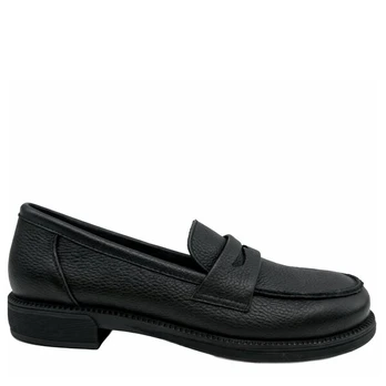 LA CONTE Loaferiai moterims, Juoda, Loafers