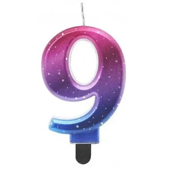 Cake Candle topper Number 9