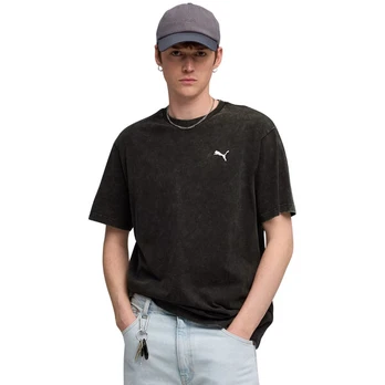 Vyriškas marškinėlis Puma Ess Elevated Relaxed Wash Tee, juodos spalvos 688048 01