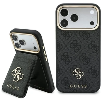 Case Guess 4G with wallet Magsafe for iPhone 18 Pro Max / 17 Pro Max black