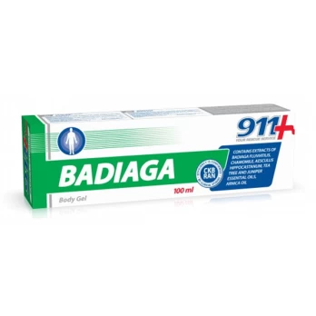 911 kosmetinis gelis kūnui badiaga, 100 ml