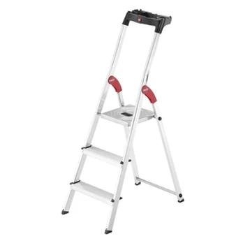 Kopėčios vienpusės buitinės Hailo L60 3 steps, 263 cm, 125 cm