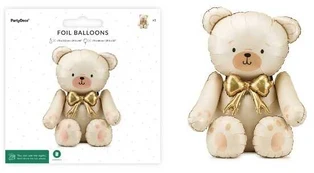 PartyDeco Balon fol.Mi 75x84 krem 86500