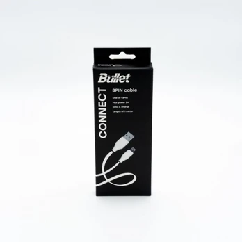 „Bullet“ laidas Eight pin - USB, 1m