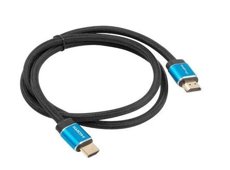 Laidas Lanberg HDMI, HDMI, 1 m, mėlyna