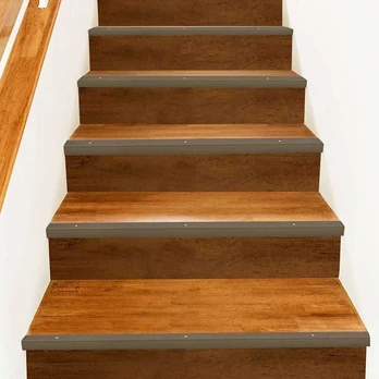 Laiptų apdaila 10 pcs Ruda 67 cm Aliuminis