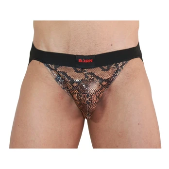 BURN - 002 JOCK SNAKE Juodas L