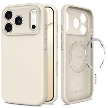Pilkas (Titanium) dėklas Apple iPhone 17 Pro Max / 18 Pro Max telefonui "Tech-Protect Uniq Magsafe CC"