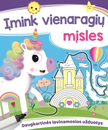 KNYGA Įmink vienaragių mįsles