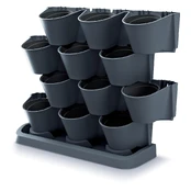 Vertikalūs sodo vazonai Prosperplast Cascade Garden IO2W600S-S433 55cm kaina