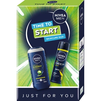 Nivea Men Time to Start Set - Dárková sada Dezodorantas Dezodorantas ir antiperspirantas