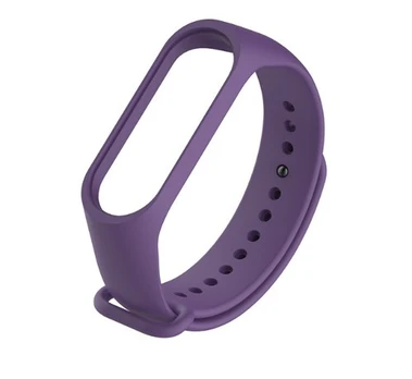 Silikono dirželis, skirtas „Xiaomi Mi“ 3/3/ Xiaomi Mi Band 4 - violetinė