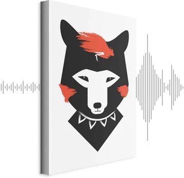 Artgeist Paveikslas - Polite Fox (1 Part) Vertical
