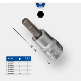 Šešiakampio lizdo komplektas KS TOOLS BT021876