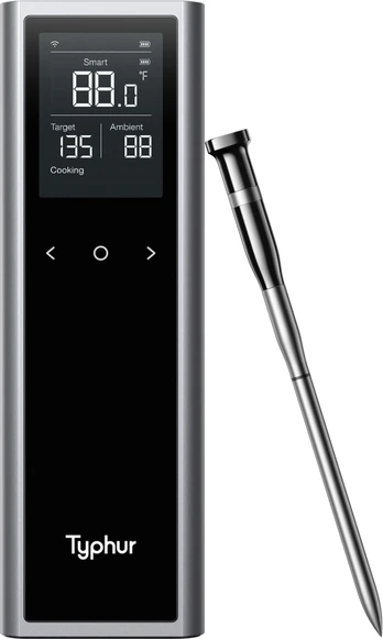 Typhur - Sync One Single Probe Smart Wireless Meat Thermometer - Bluetooth/WiFi Connection