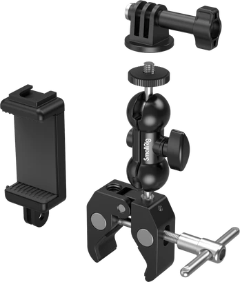 SmallRig 4373 Crab-Shaped Super Clamp Kit with Ballhead & Magic Arm
