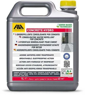 FILA CONCRETE HYDRO 5l, impregnantas betonui