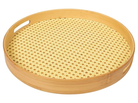 Padėklas Bamboo 075041, 40 cm x 5 cm, 40 cm, Ø 40 cm